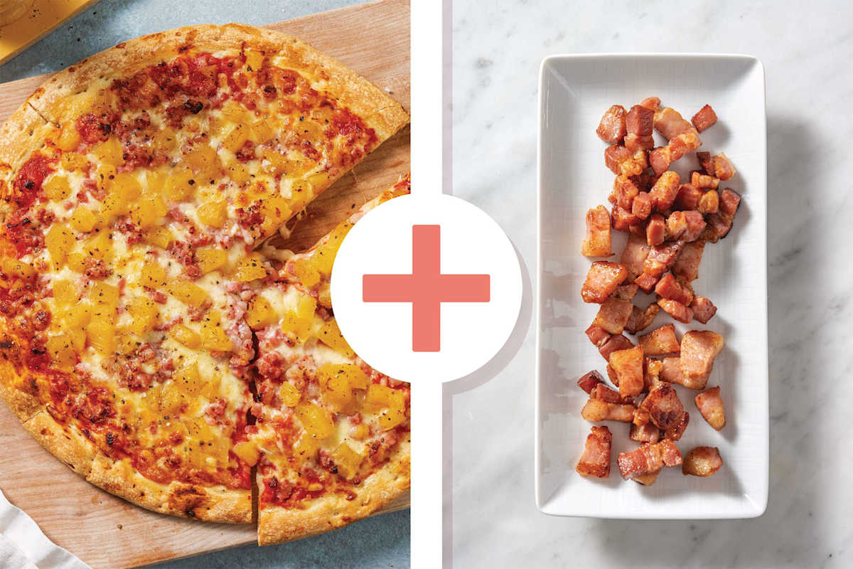 Easy Hawaiian-Style Double Bacon Pizza