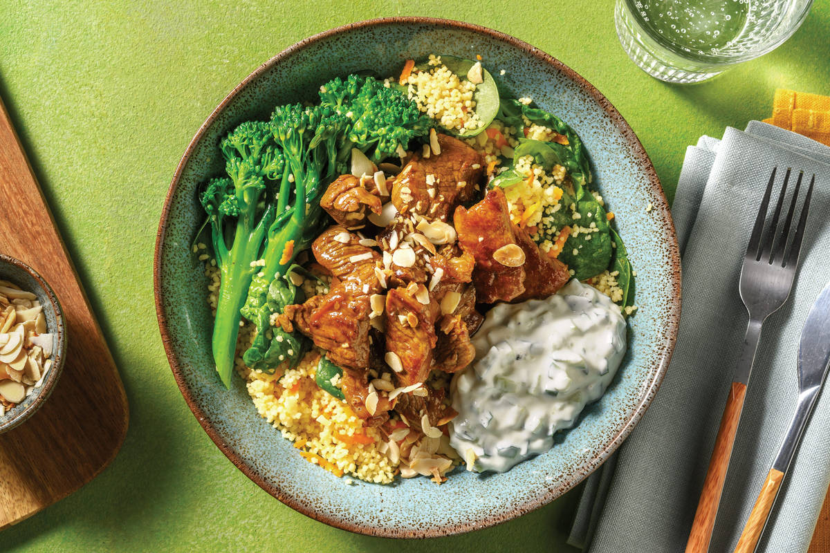 Quick MangoGlazed Mumbai Beef Strips Recipe HelloFresh