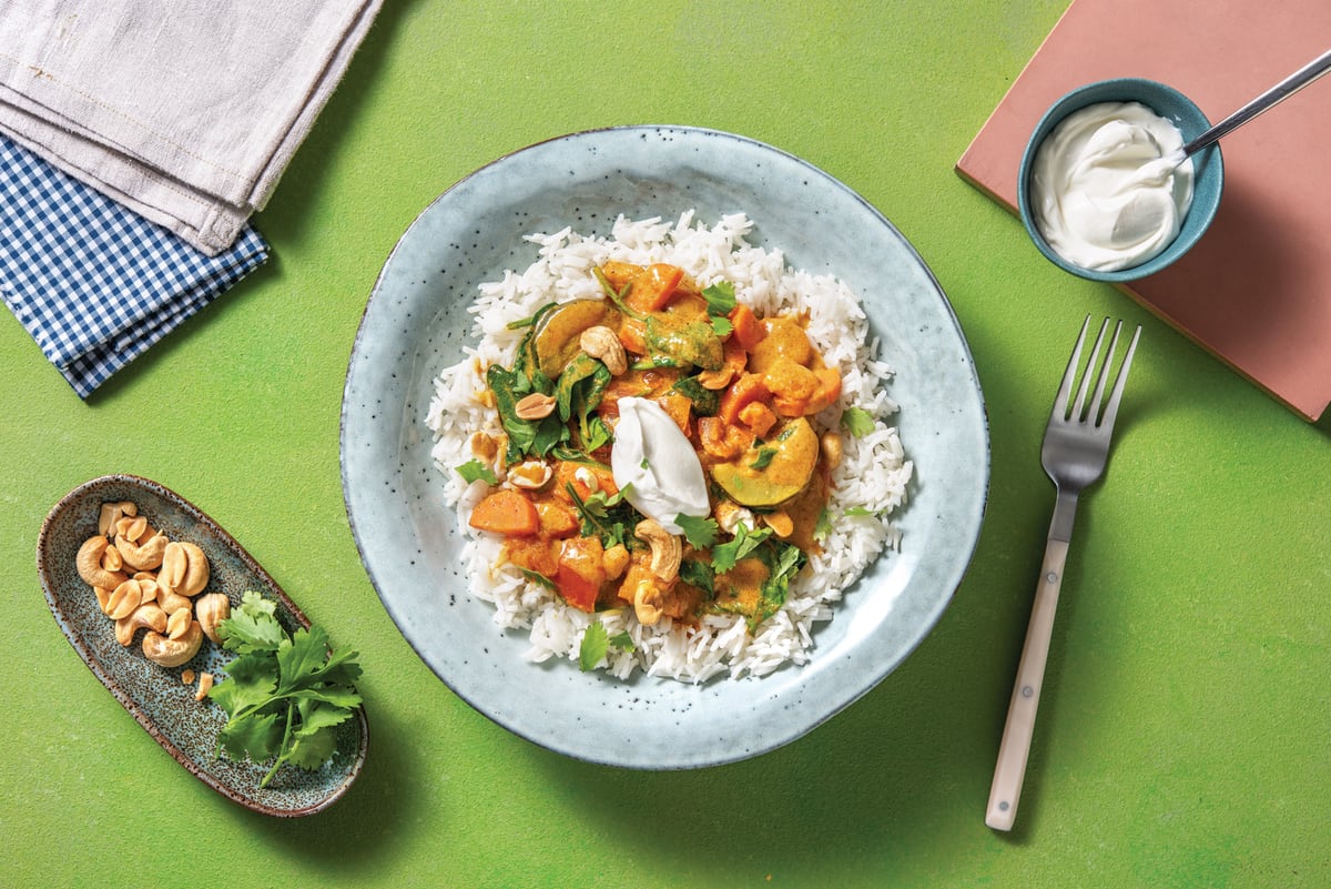 Baked Veggie Korma Curry