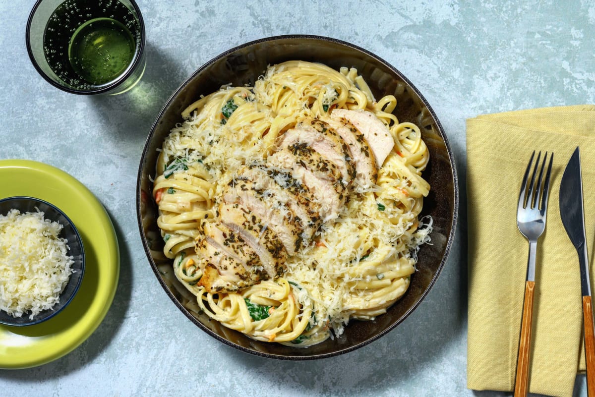 Hauts de cuisse de poulet tetrazzini sans tracas