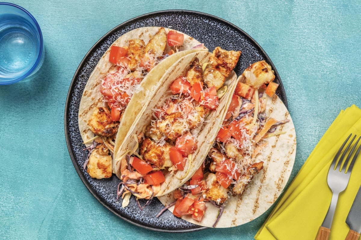 Easy Popcorn Chicken Tacos