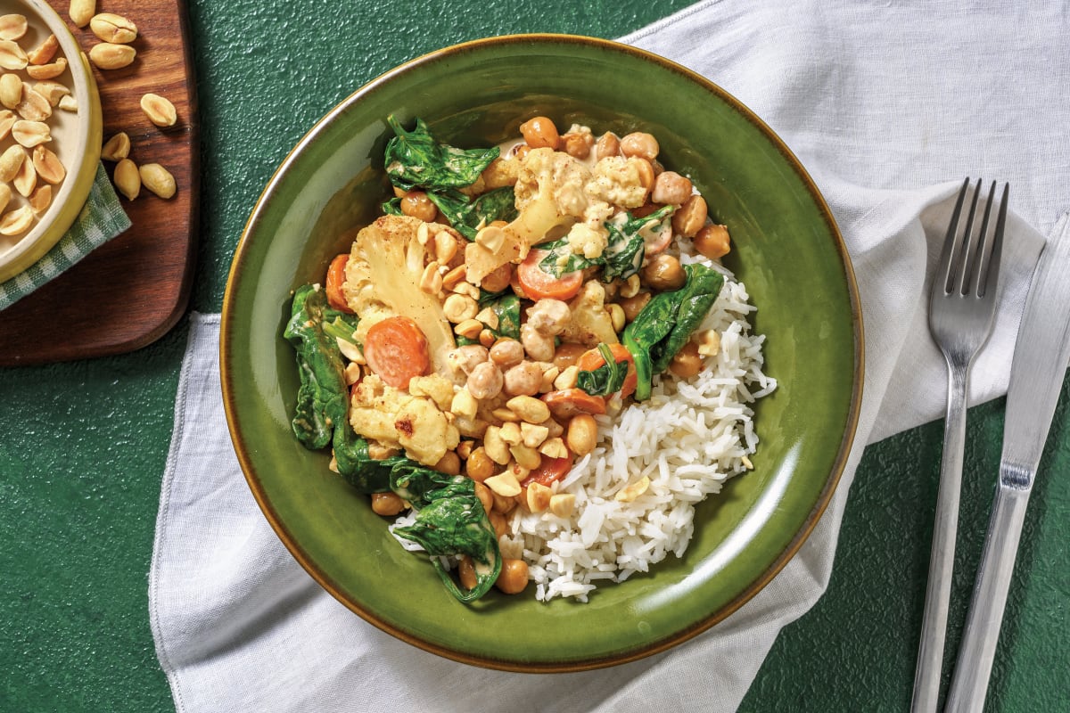 Easy Sri Lankan Cauliflower & Chickpea Curry