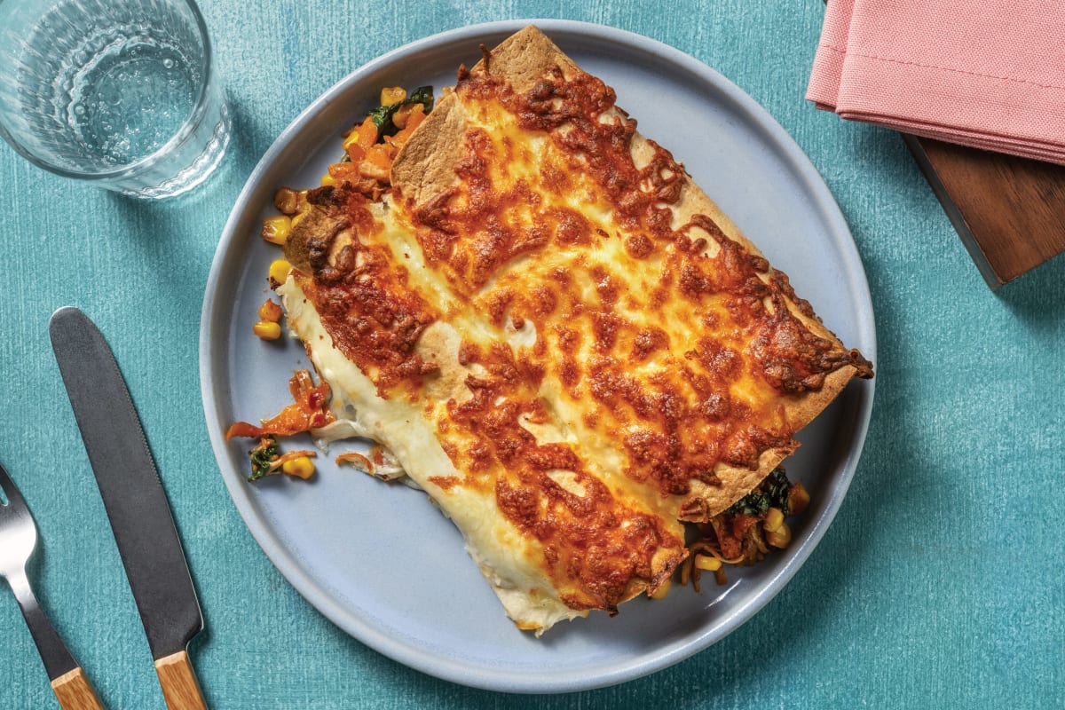 Mild Chipotle Pulled Pork Enchiladas