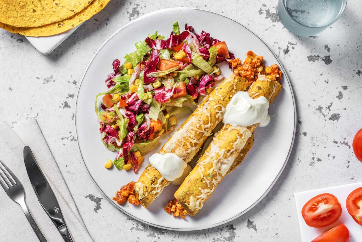 Enchilada's met kipgehakt