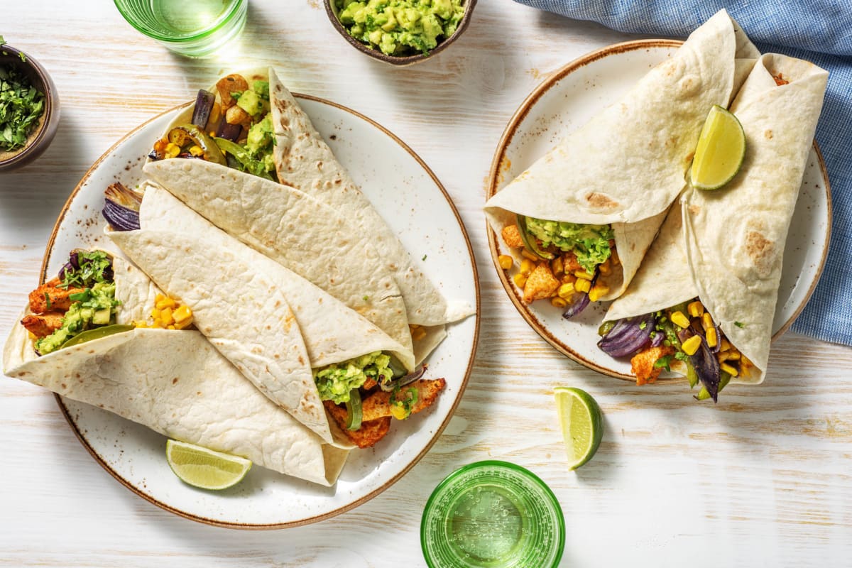 Fajitas à la dinde poblano