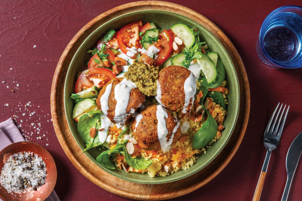 Falafel & Carrot Couscous Bowl