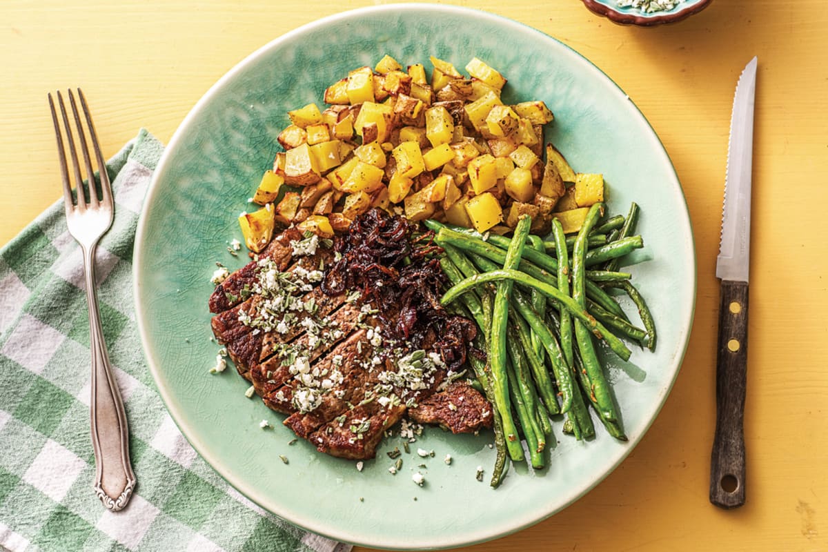 Greek-Style Fetta & Oregano Steak