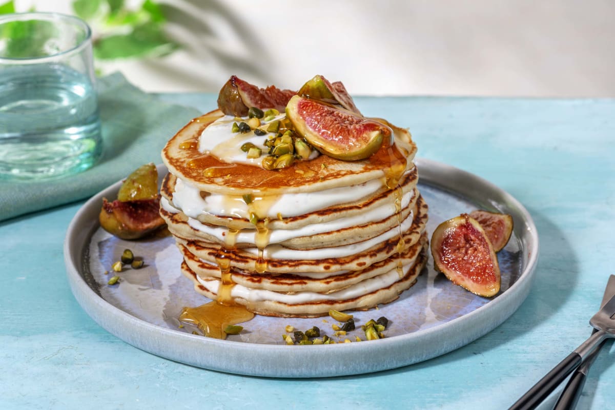Buttermilk Pancakes and Honey Roasted Figs