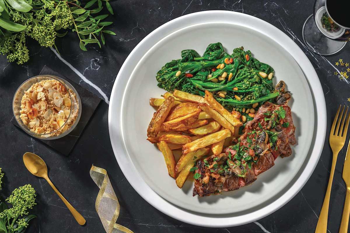 Fillet Steak & Creamy Bacon-Mushroom Sauce