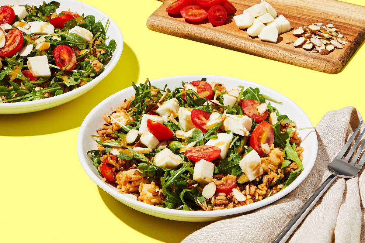 Fresh Mozz & Tomato Caprese Grain Bowls