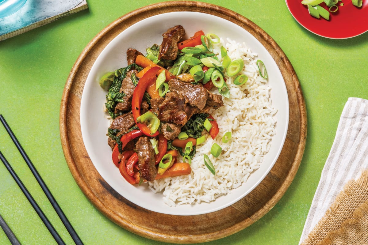 Asian Beef & Veggie Stir-Fry