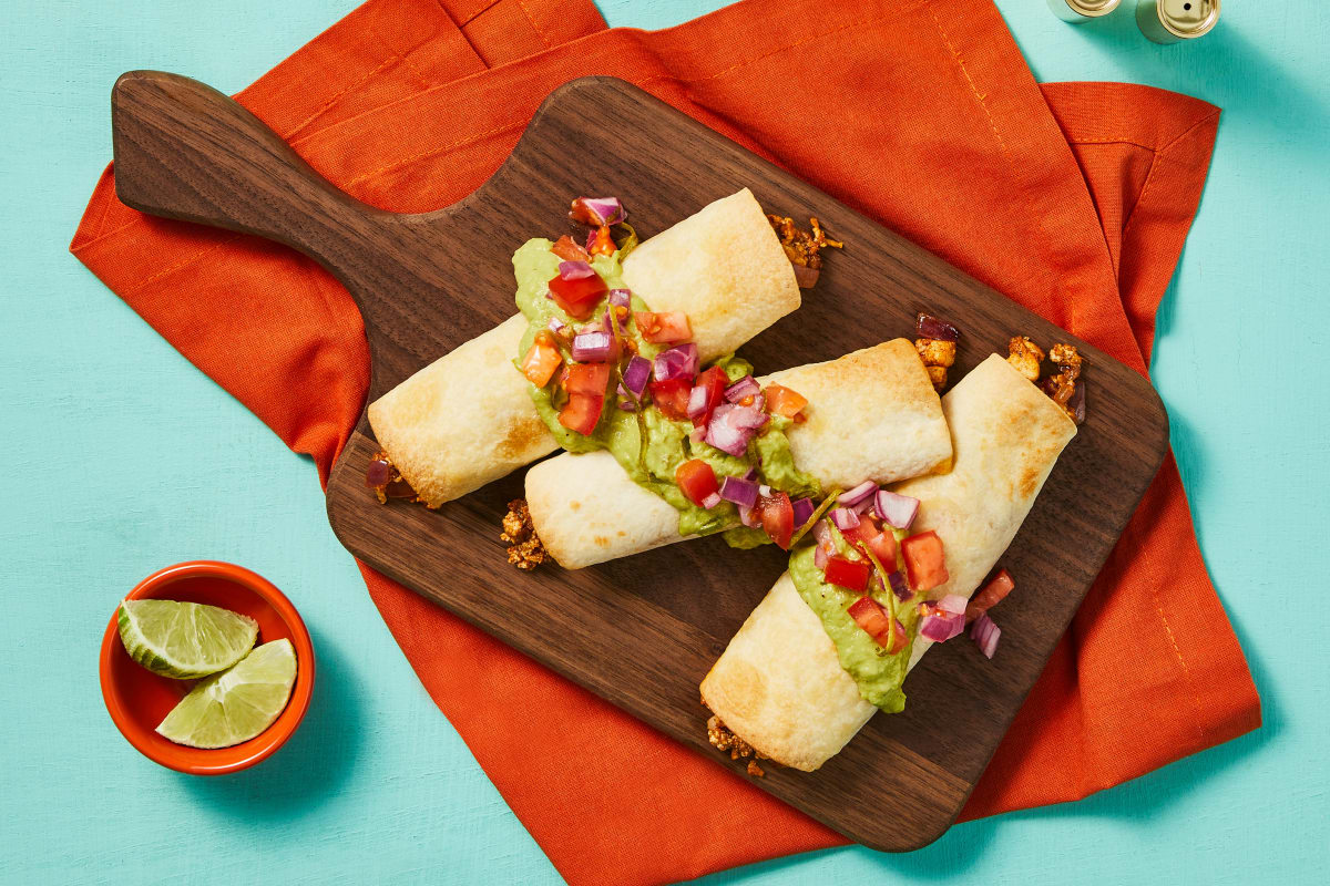 Fully-Loaded Tofu Taquitos