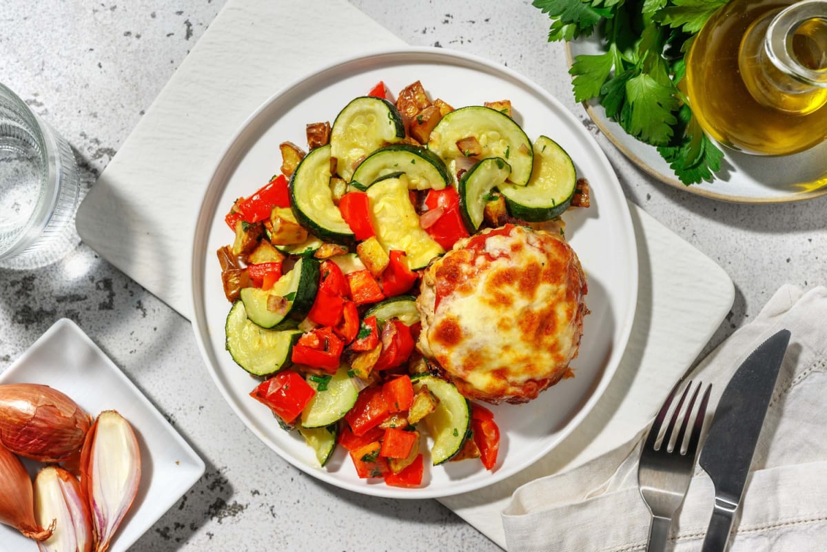 Smart Ground Beef Parmesan-Style Patties