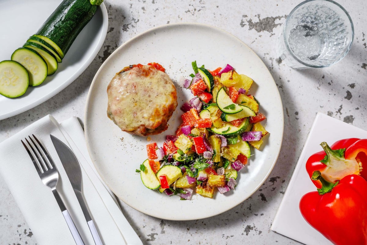 Smart Ground Chicken Parmesan-Style Patties