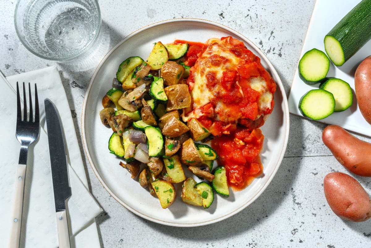 Smart Ground Chicken Parmesan-Style Patties