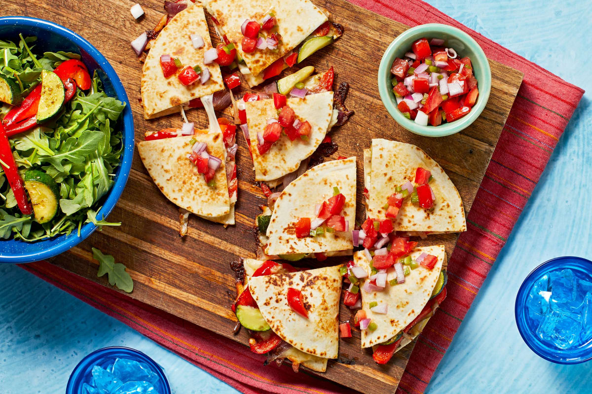 Veggie Quesadillas with Chipotle Mayo Recipe HelloFresh