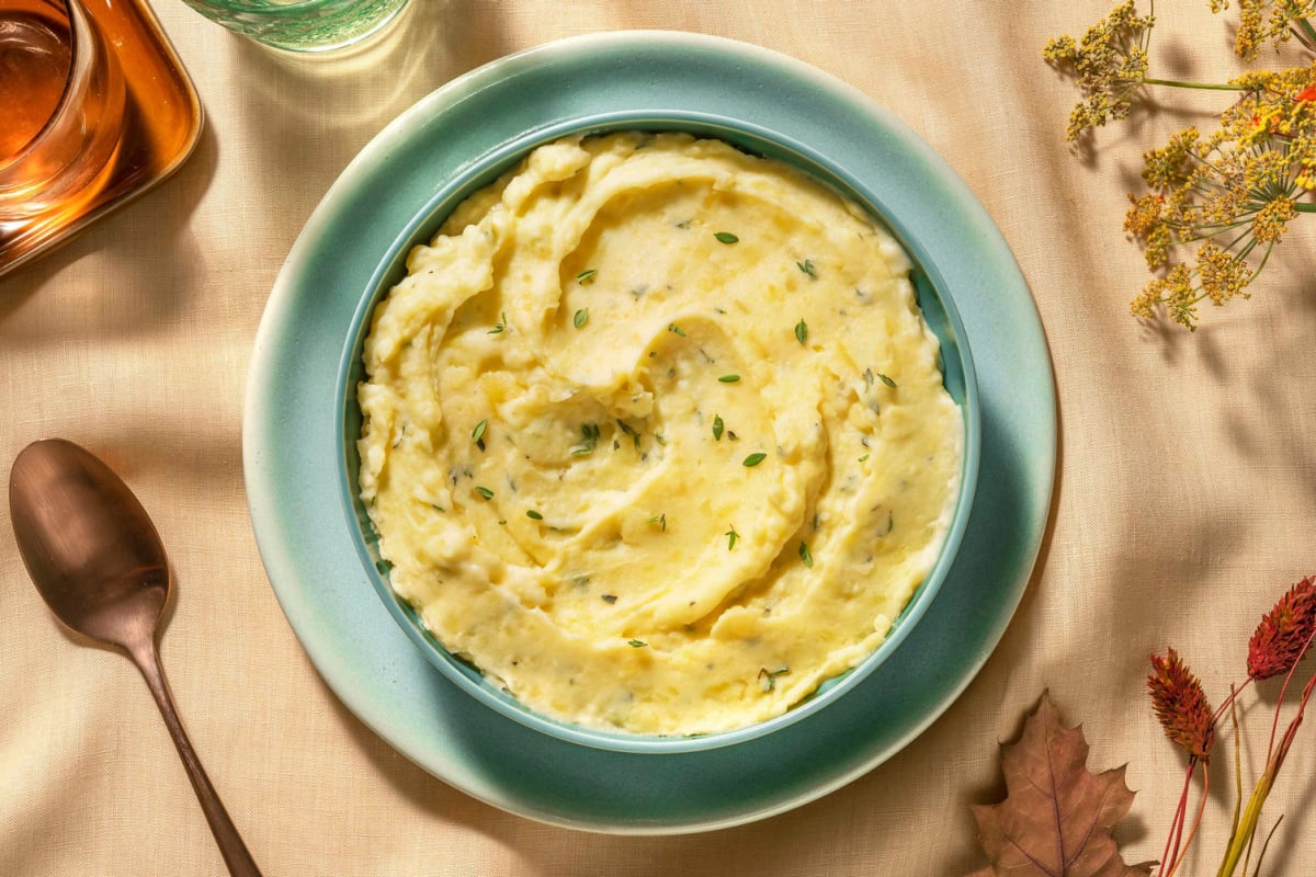 Garlic and Thyme Infused Mash