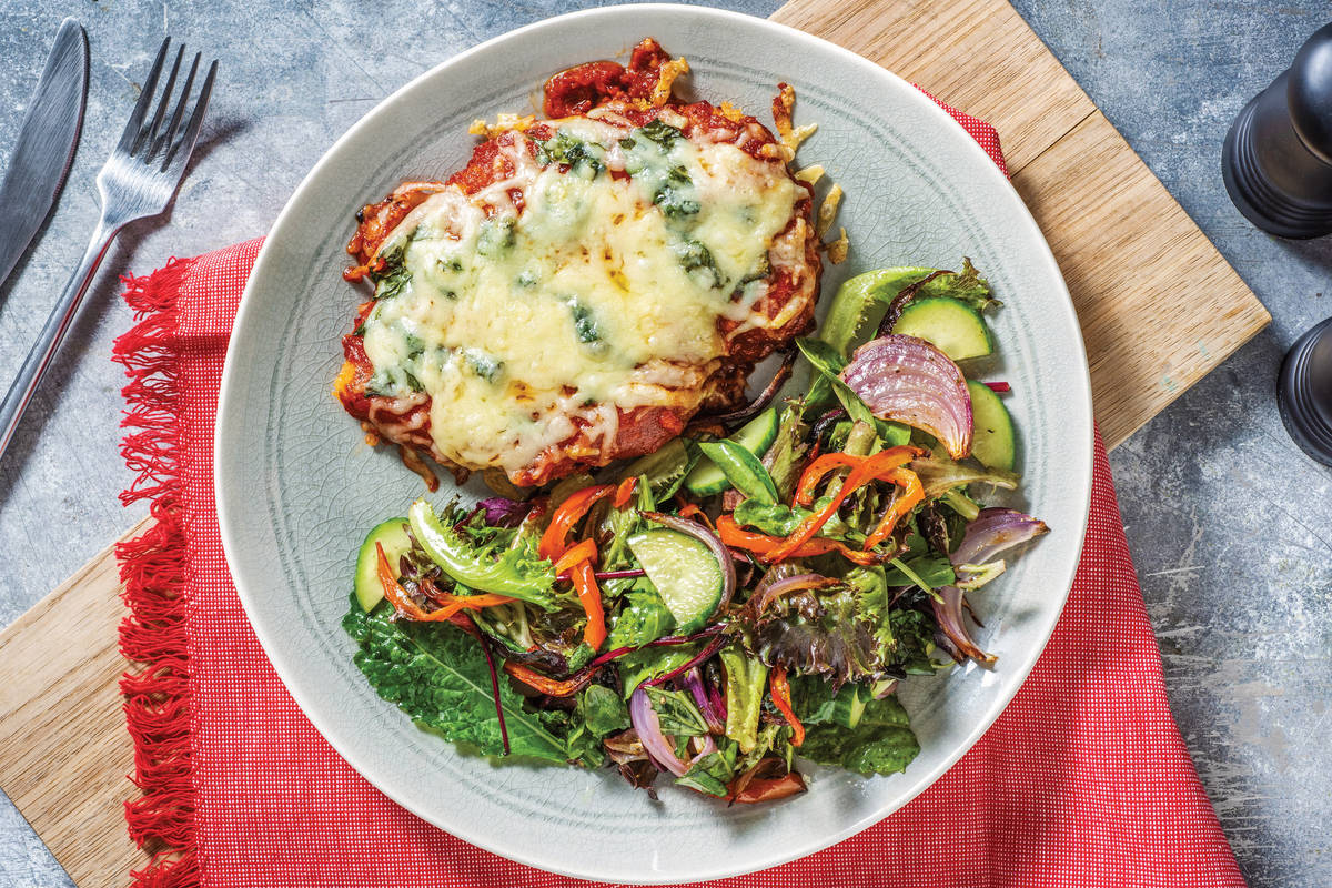 Garlic & Herb Chicken Parmigiana Recipe HelloFresh