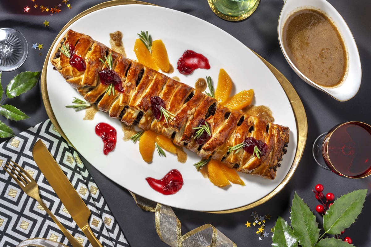 Vegetarisch gehackt en croûte