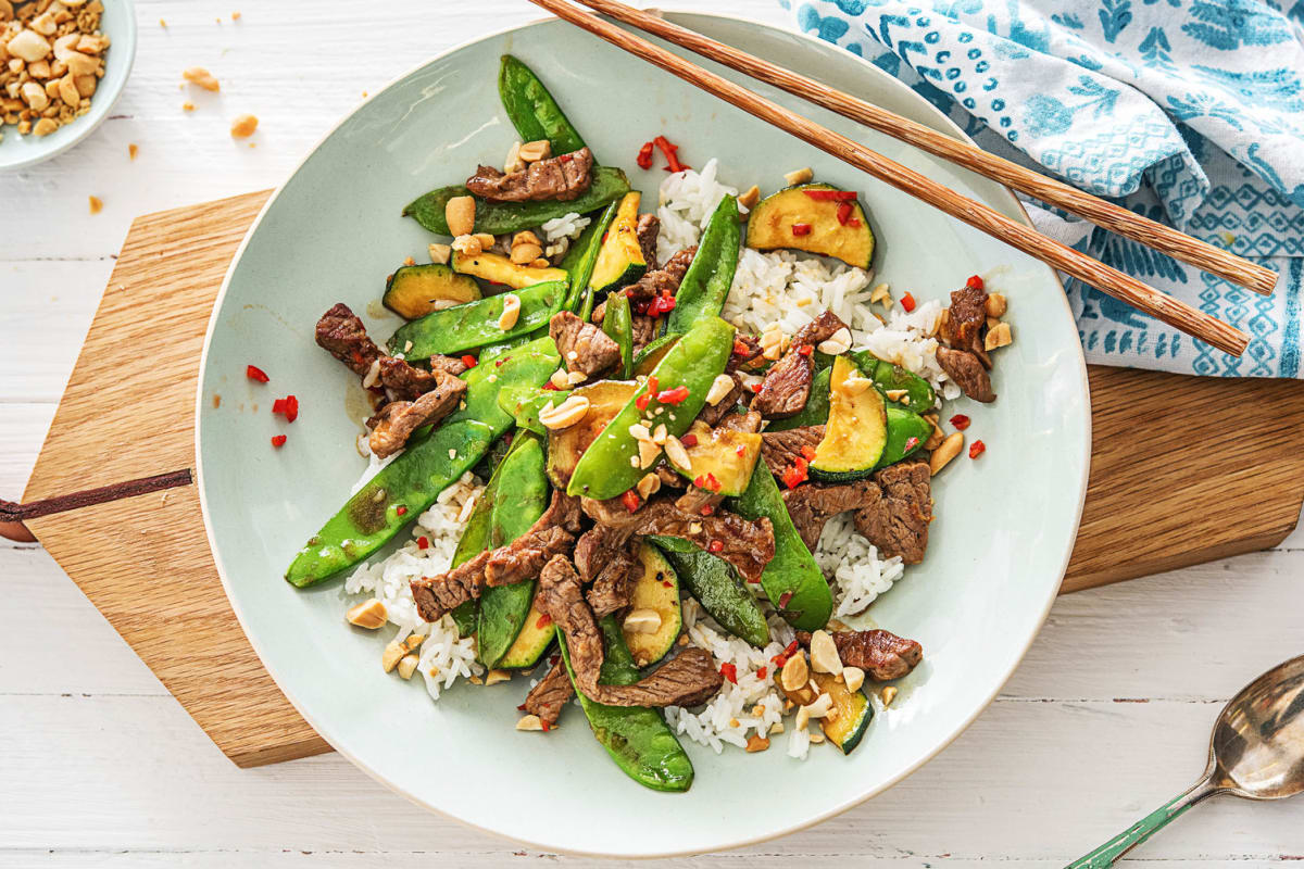 Ginger Beef Stir-Fry