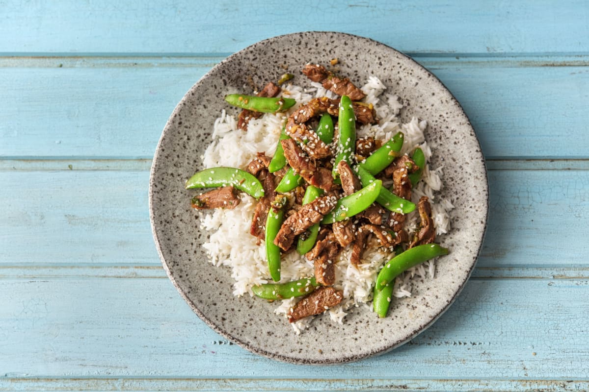 Ginger Beef Stir-Fry