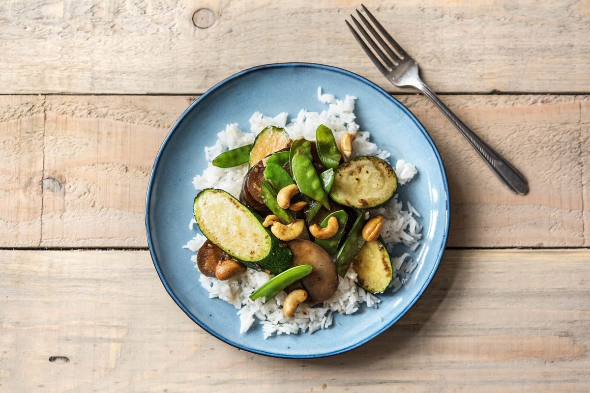 Ginger Eggplant Stir-Fry