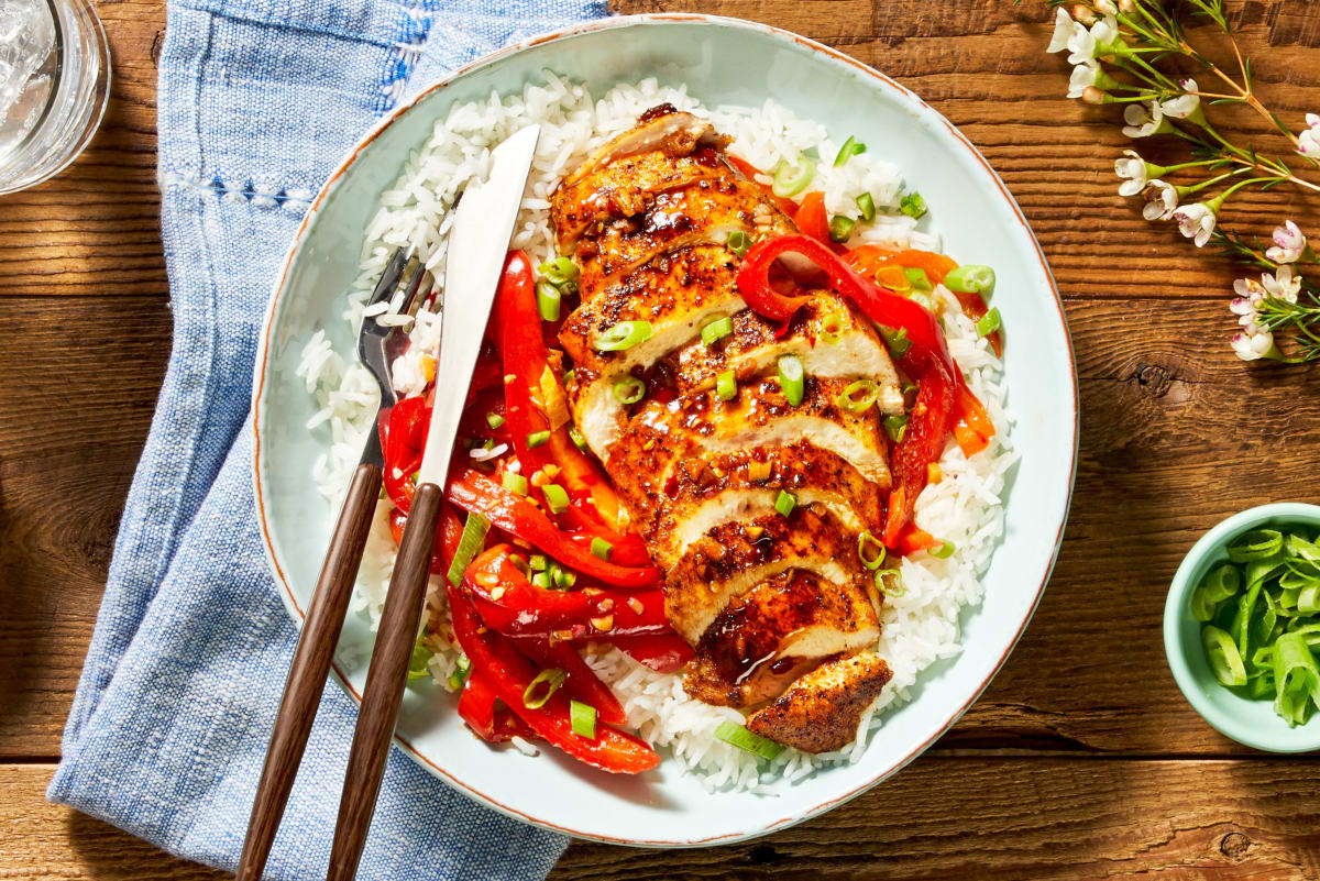 Ginger Soy Chicken and Bell Pepper