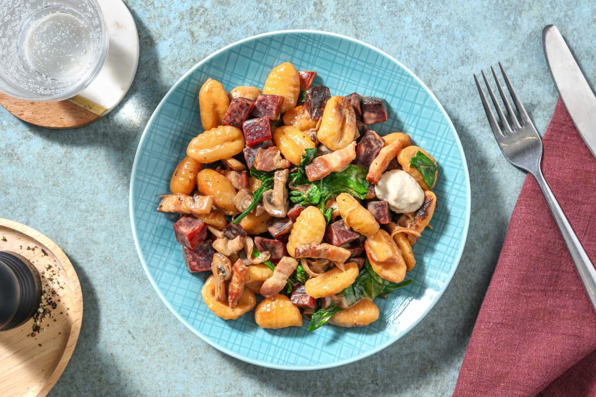 Gnocchi mit Roter Beete & Sahnemeerrettich