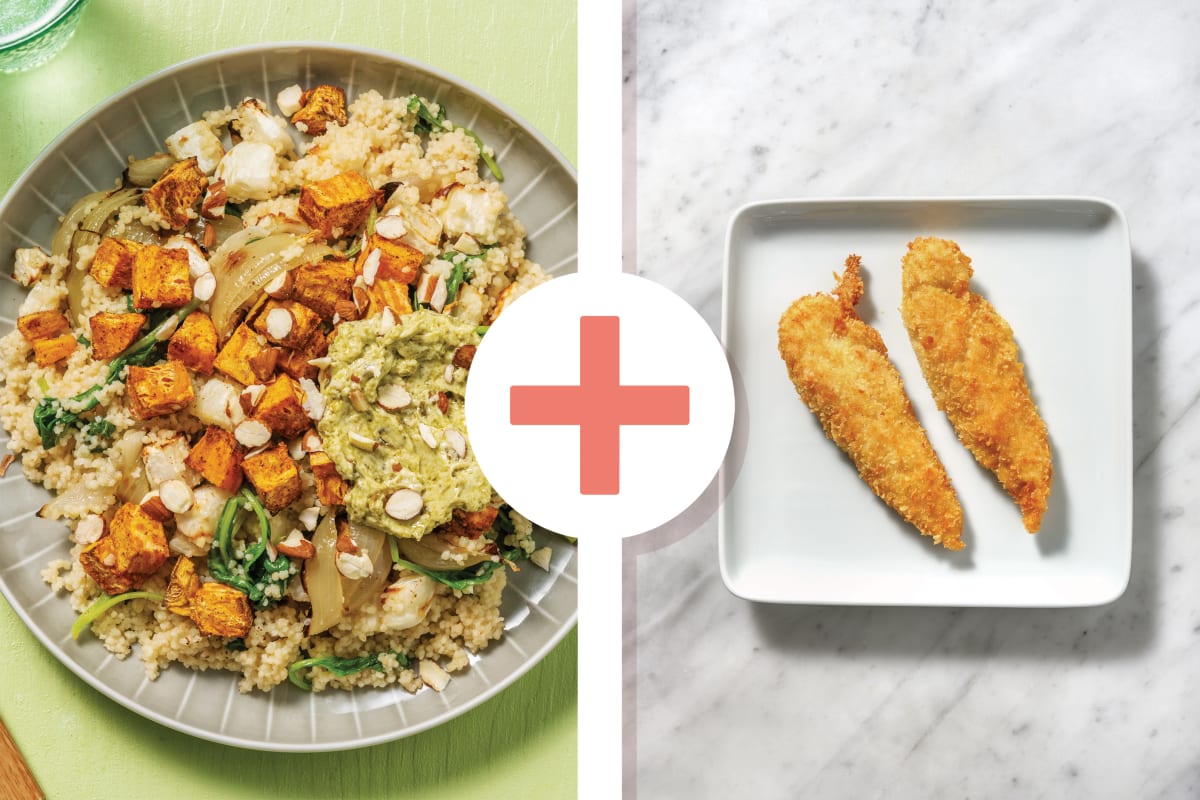 Golden Pumpkin & Plant-Based Chicken Tenders