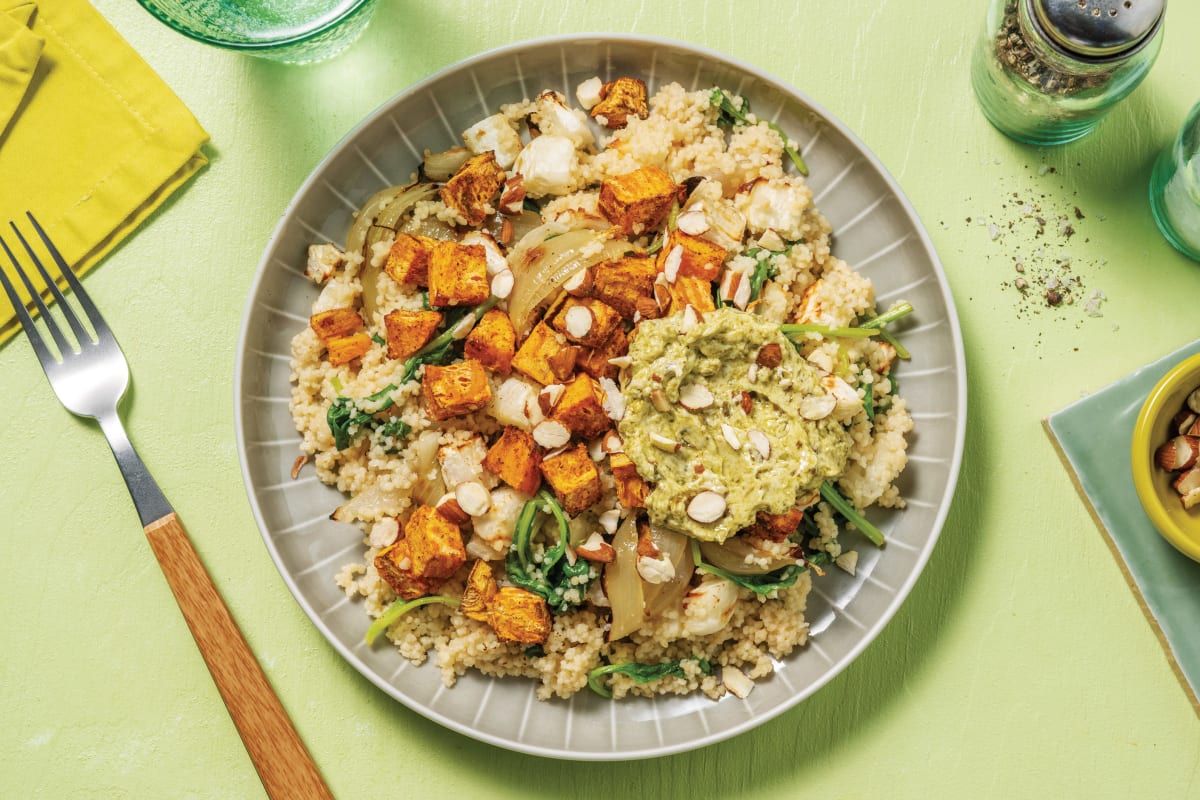 Golden Pumpkin & Israeli Couscous Salad