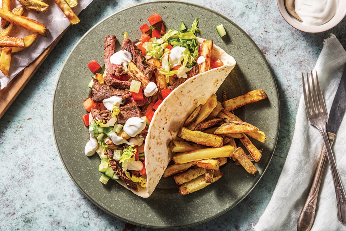 Build-Your-Own Beef Gyros