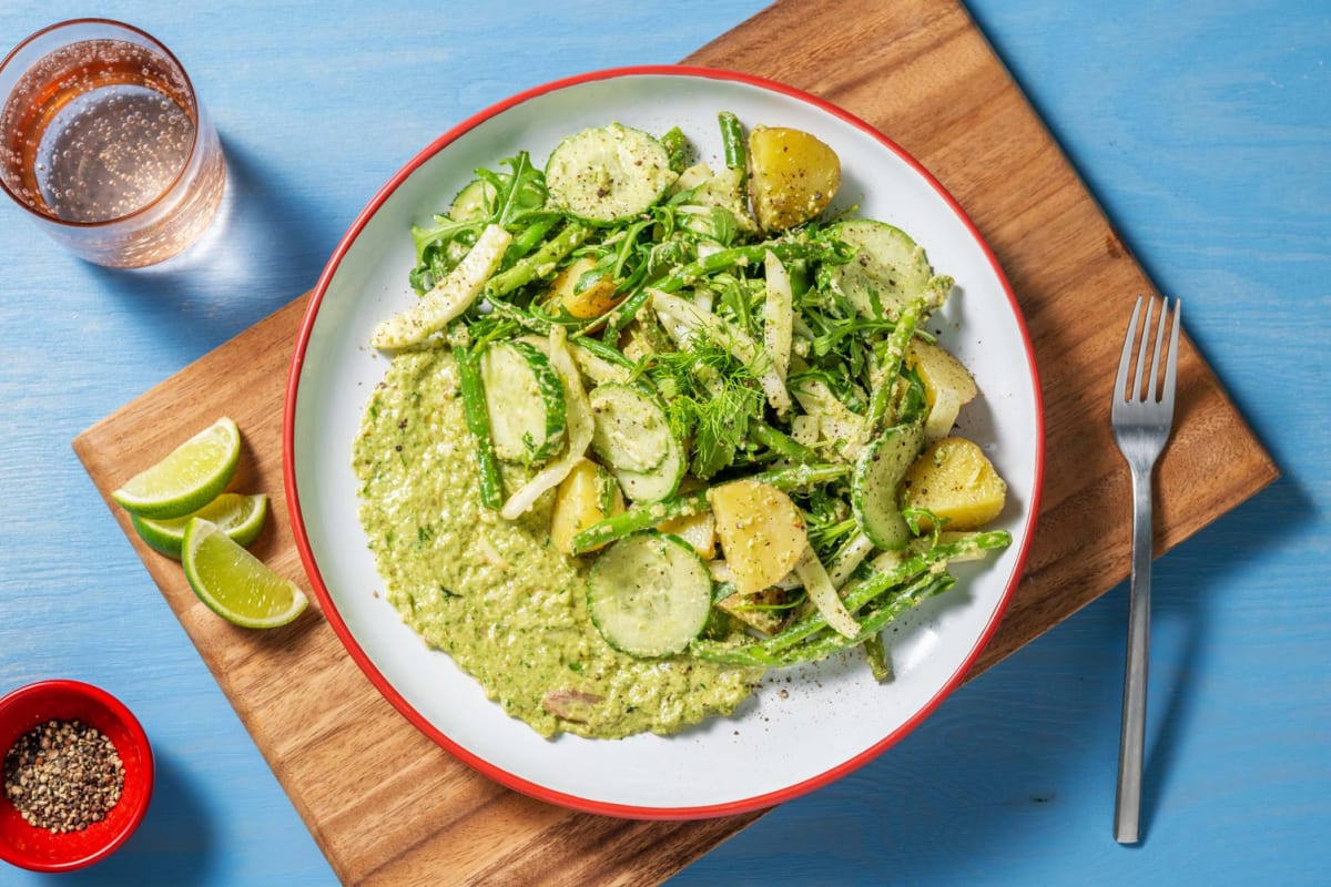 Green Goddess! Kartoffelsalat mit Fenchel