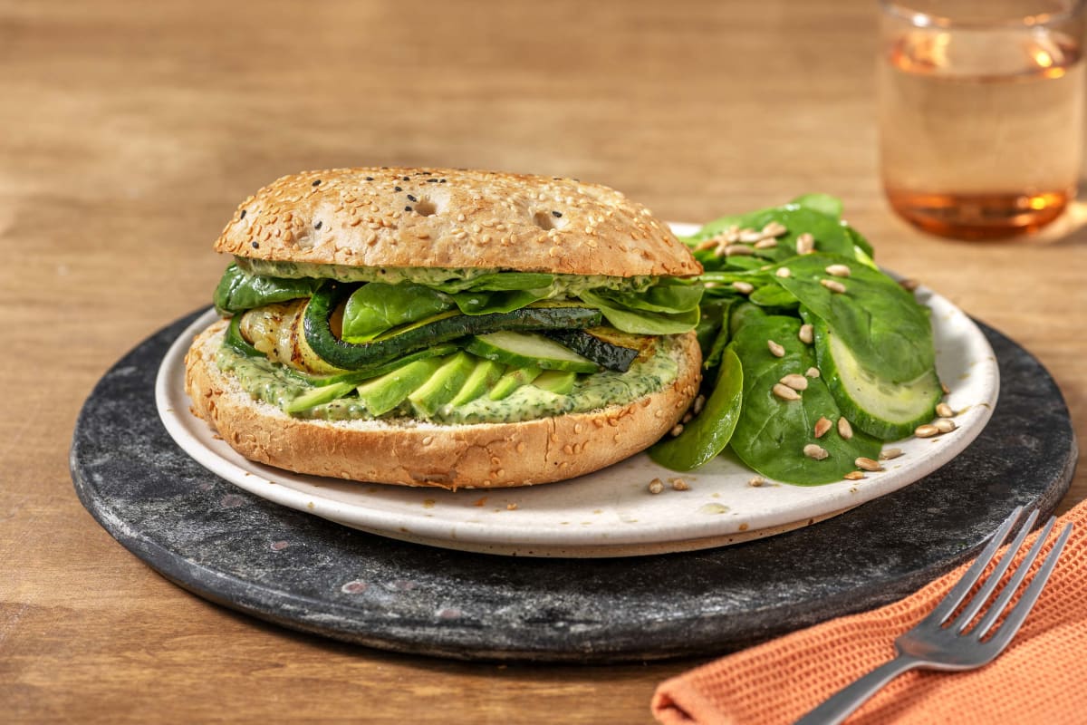 Green Goddess Sandwich! mit Avocado