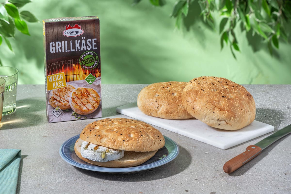 Grilled-Cheese-Paket mit Grillkäse & Fladenbrot