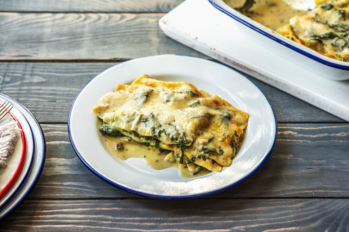 Lasagne fondante de légumes en sauce crémeuse maison