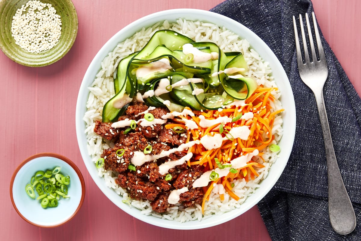 Plant-Based Protein Bulgogi Bowls