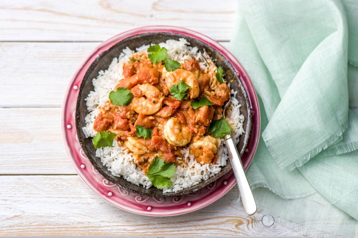 Palak’s South Indian Shrimp Curry