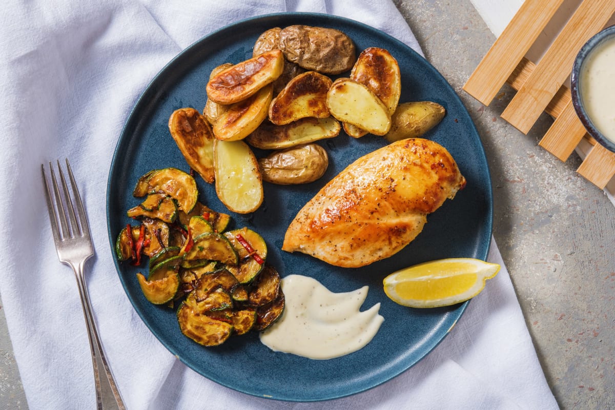 Hähnchenfilet in Honig-Zitronen-Marinade