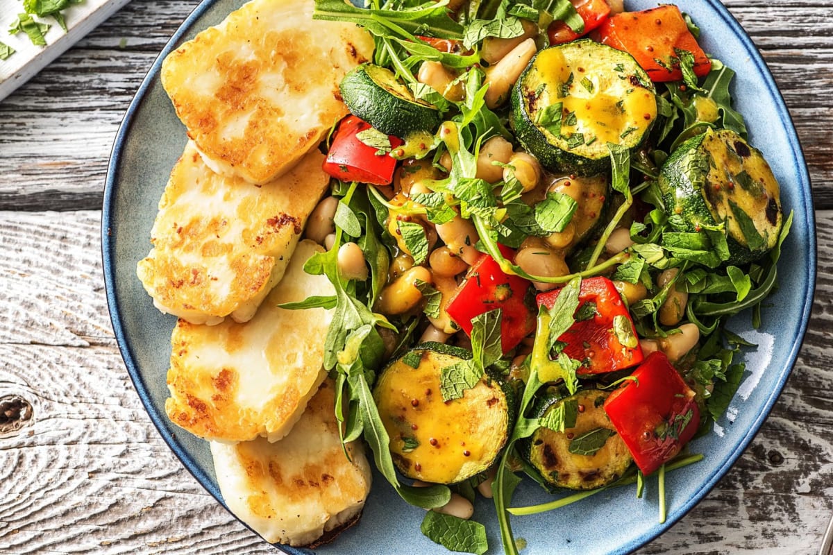 Halloumi and Charred Vegetables