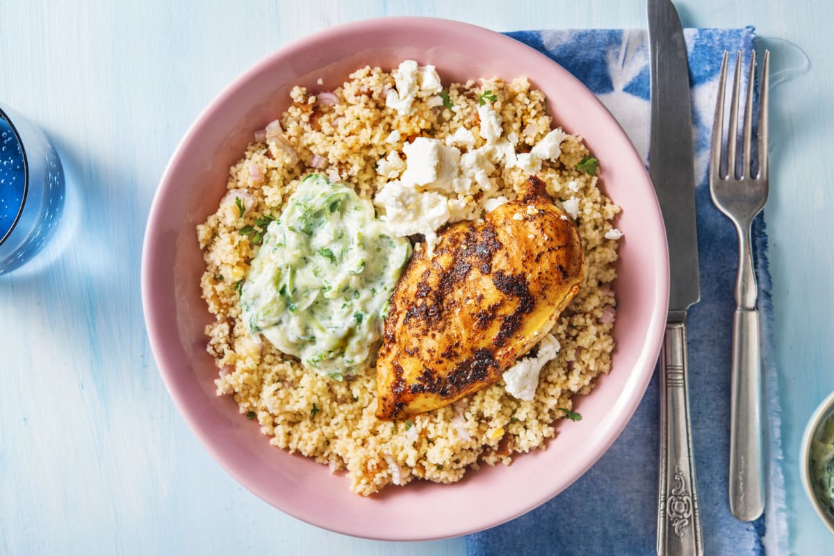 Harissa Chicken with Feta