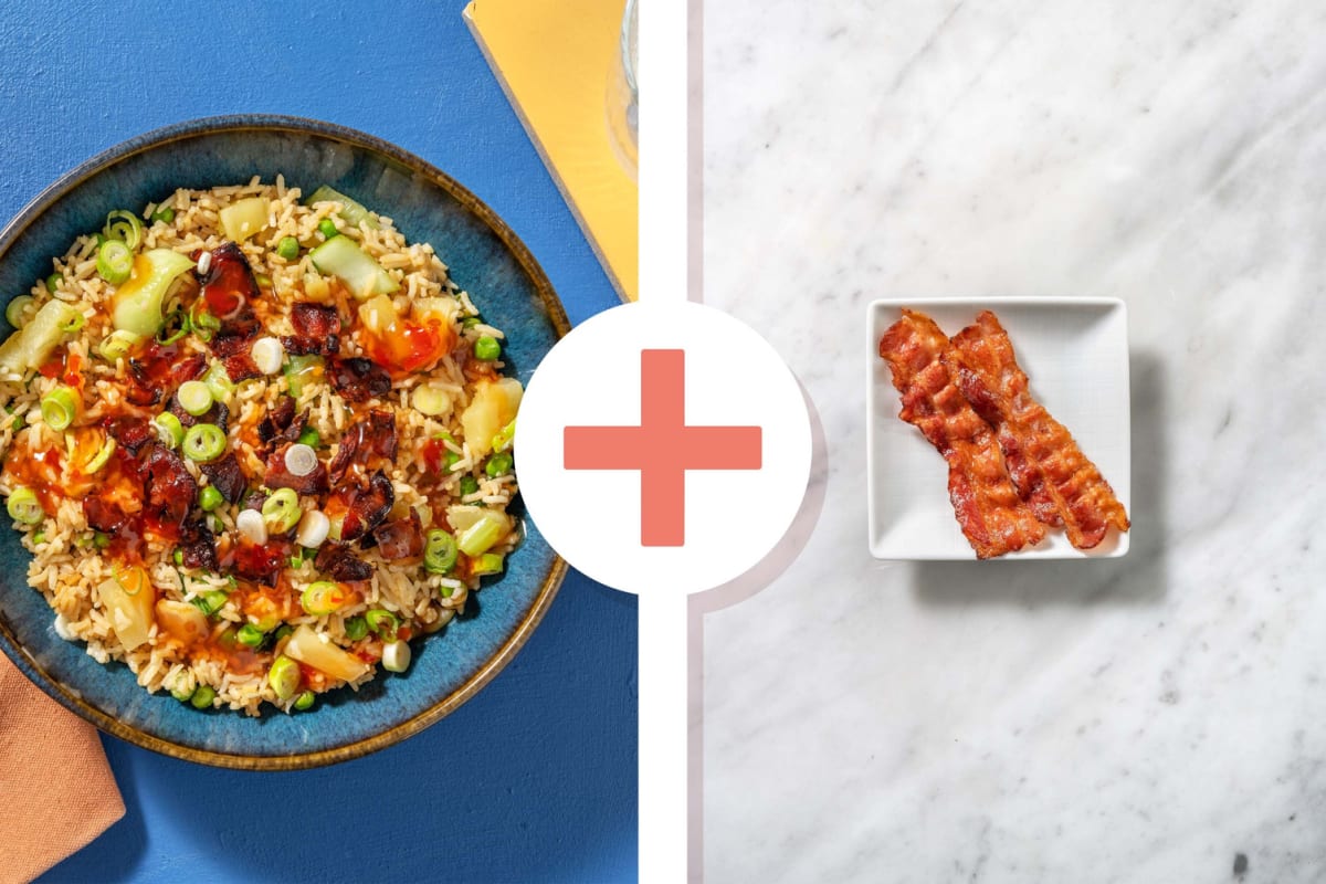 Hawaiian-Inspired Double Bacon Fried Rice