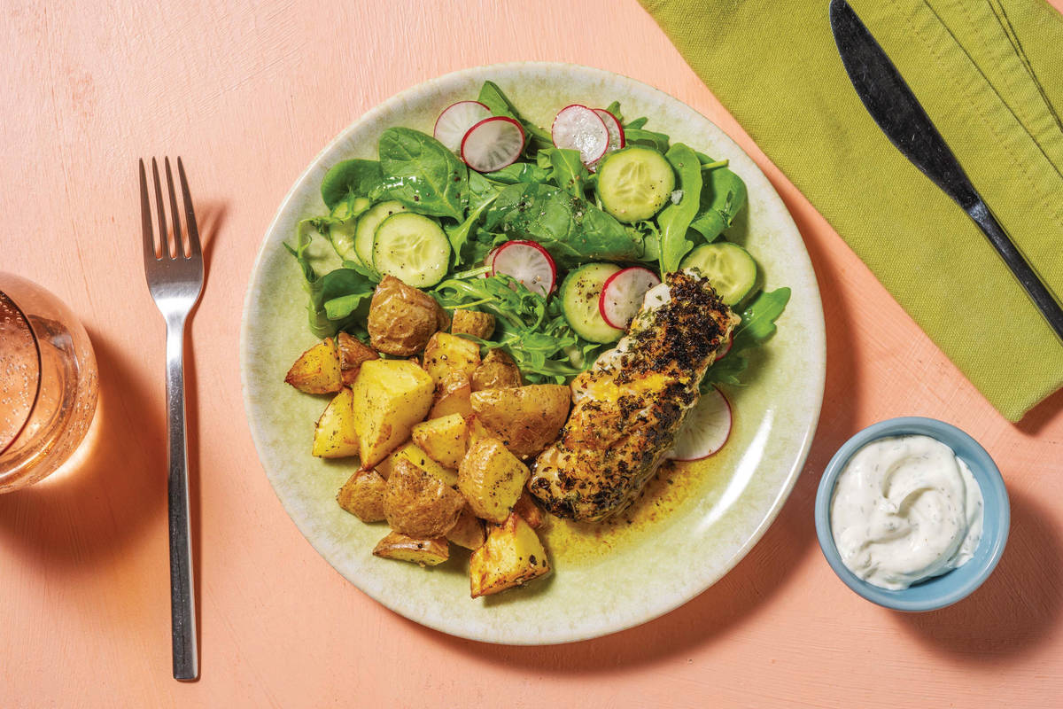 Herby Dory Fish & Parsley Butter Sauce Recipe HelloFresh