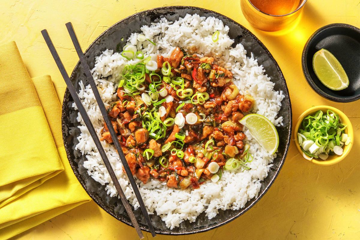 Hoisin Chicken & Plum Stir-Fry