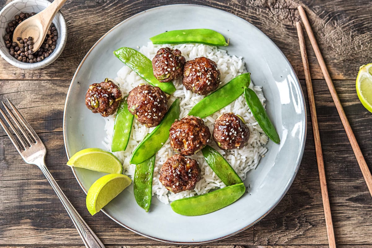 Hoisin-Glazed Meatballs