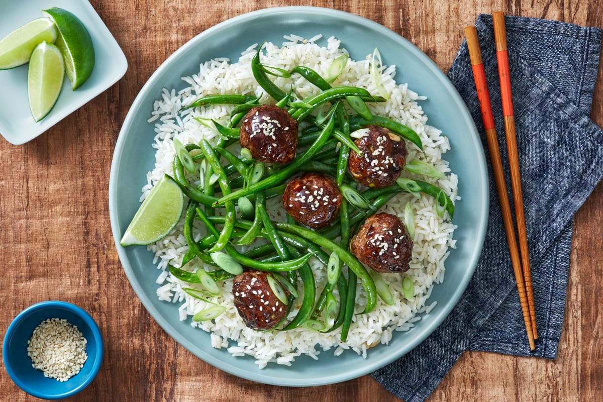 Hoisin-Glazed Meatballs