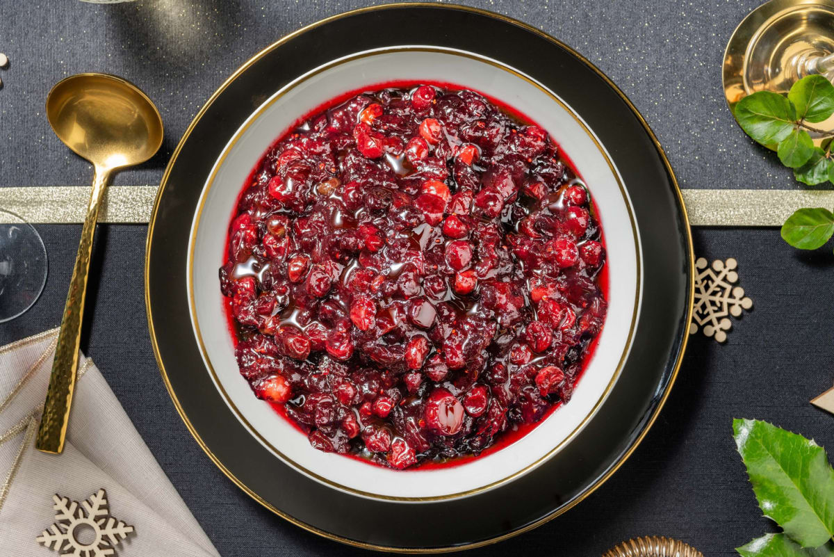 Zesty Homemade Cranberry Sauce