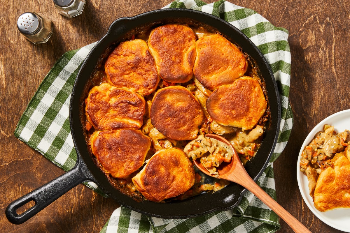 Homestyle Chicken & Biscuit Pot Pie