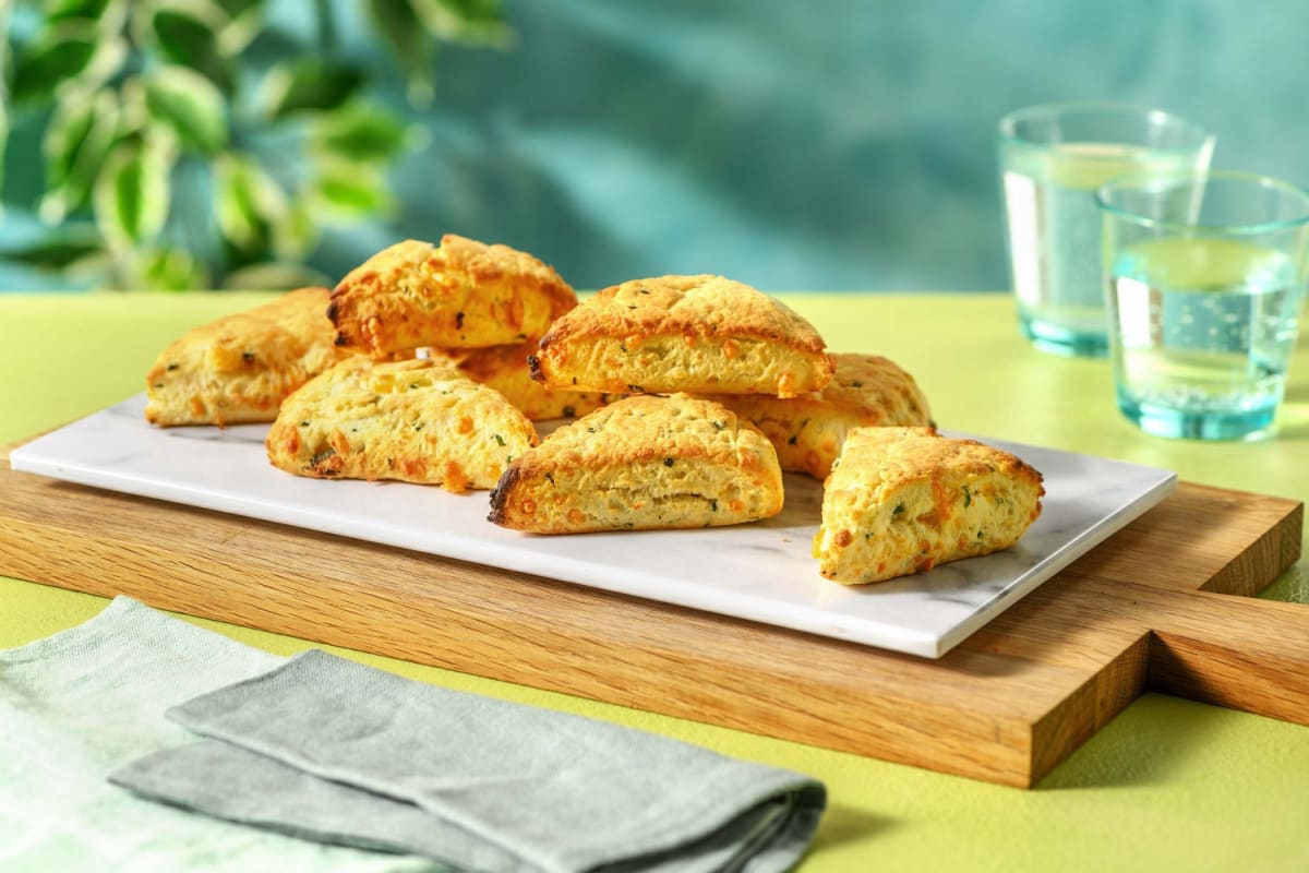 Homestyle Green Onion and Cheddar Biscuits