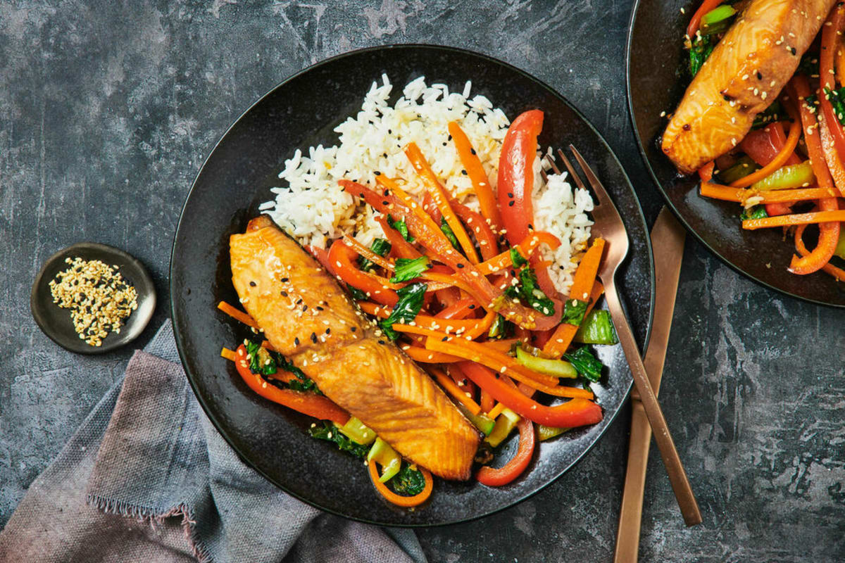 Savoury Salmon Stir-Fry