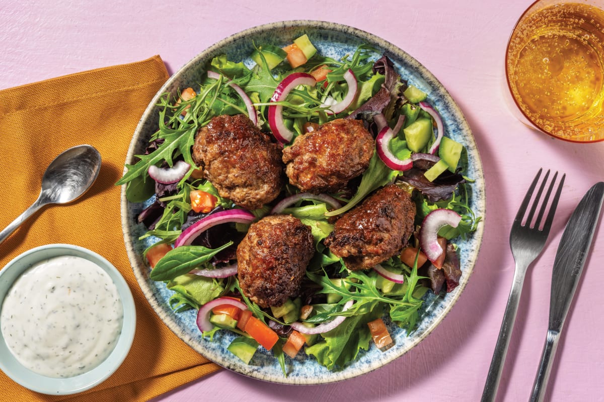 HoneyGlazed Beef & Pork Koftas Recipe HelloFresh